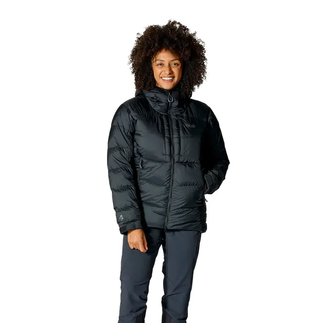 Dunjakke til dame S Rab Positron Pro Hoody W 10 Black 