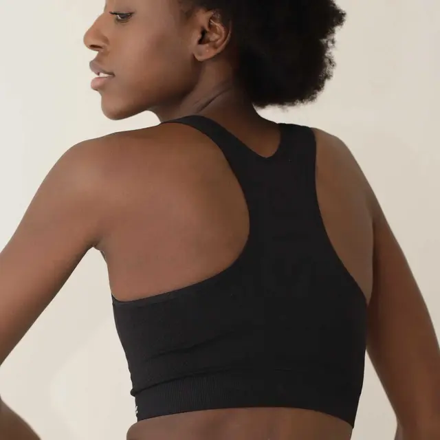 Sports-BH Stay In Place Rib Seamless Bra W 0001 