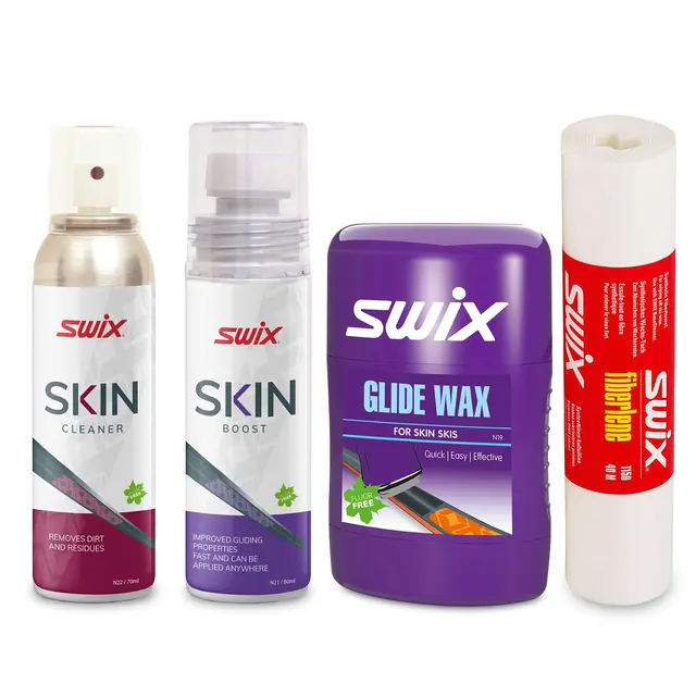 Vedlikeholdssett for felleski Swix Kit for Skin Skis 