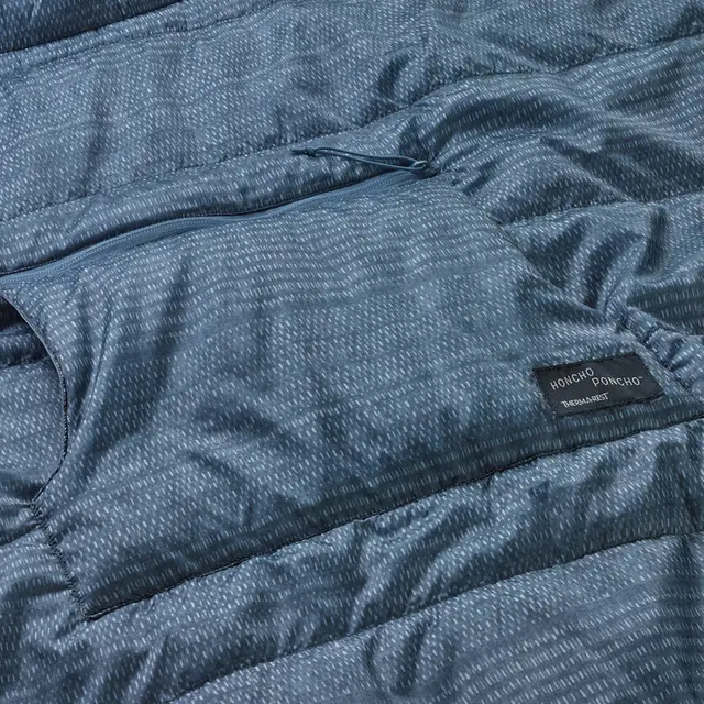 Poncho Thermarest Honcho Poncho BlueWovenPrint 