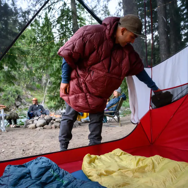 Poncho Thermarest Honcho Poncho Down DarkOlive 